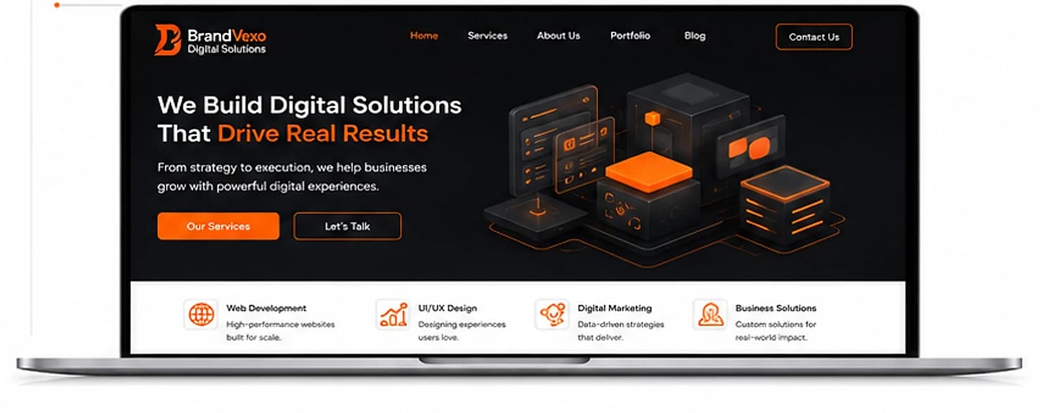 BrandVexo website visual direction