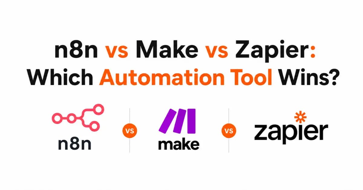 n8n vs Make vs Zapier: Which Automation Tool Wins?