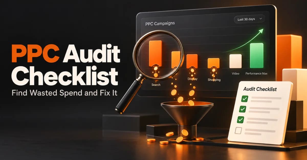 PPC Audit Checklist: Find Wasted Spend and Fix It