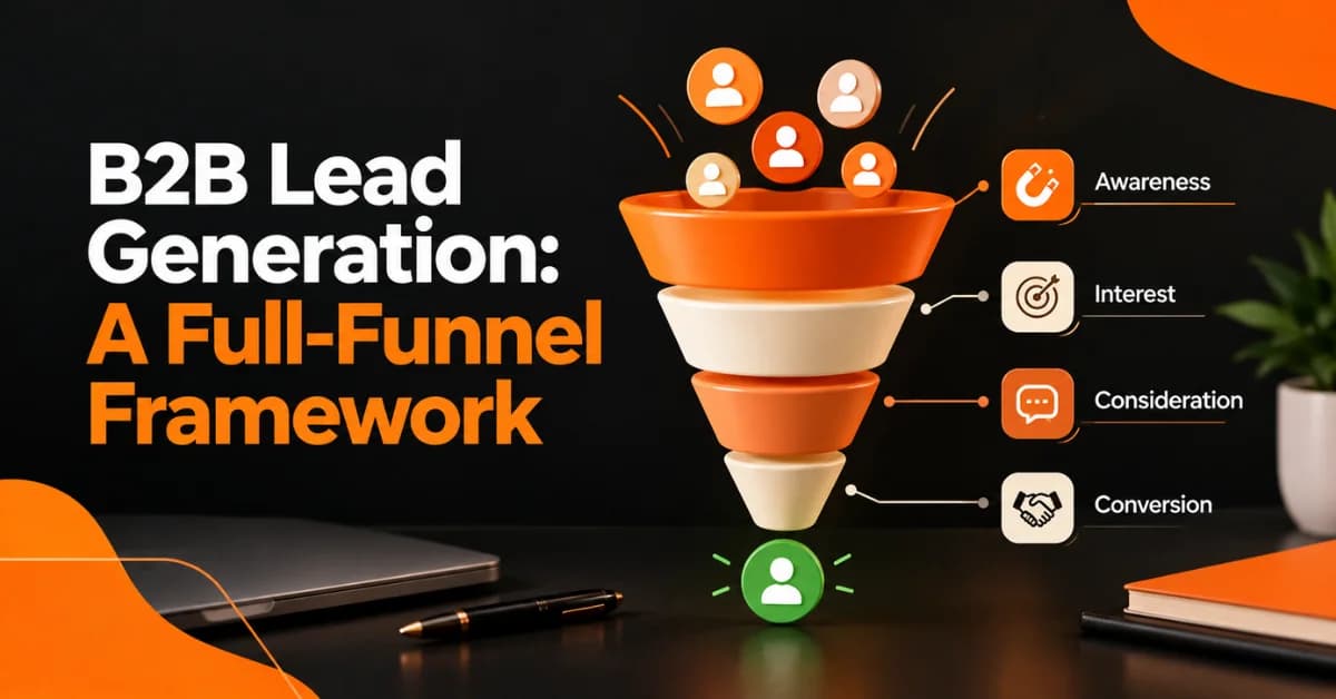 B2B Lead Generation: A Full-Funnel Framework