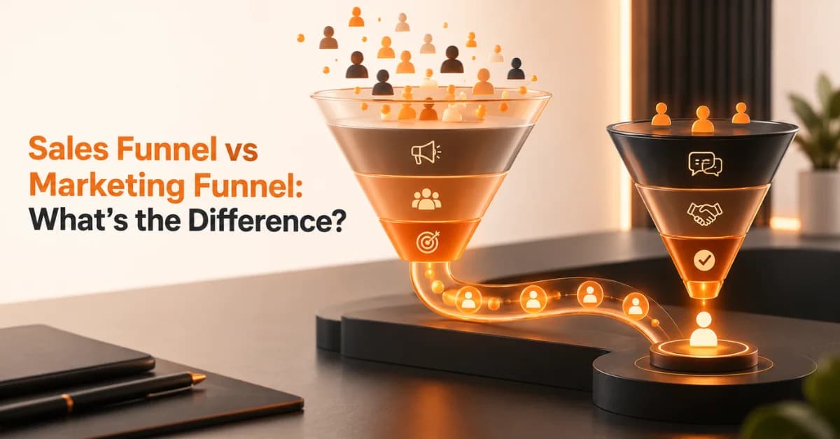 Sales Funnel vs Marketing Funnel: What’s the Difference?