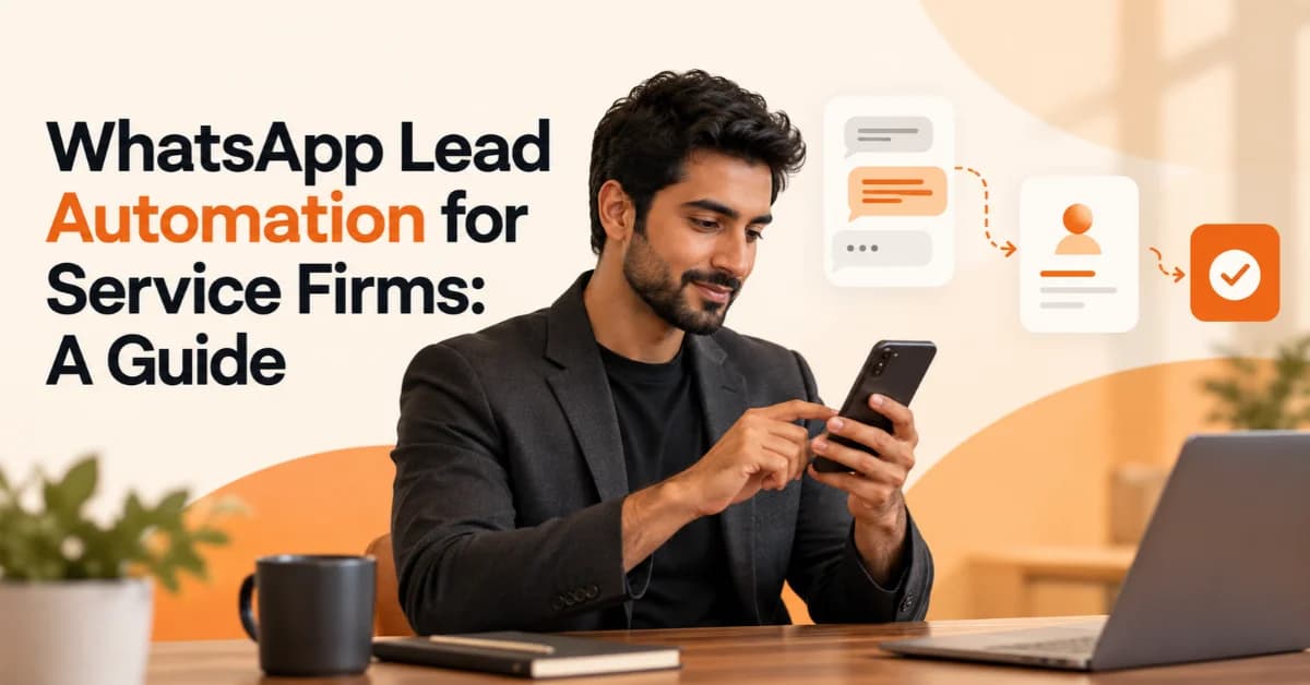 WhatsApp Lead Automation for Service Firms: A Guide