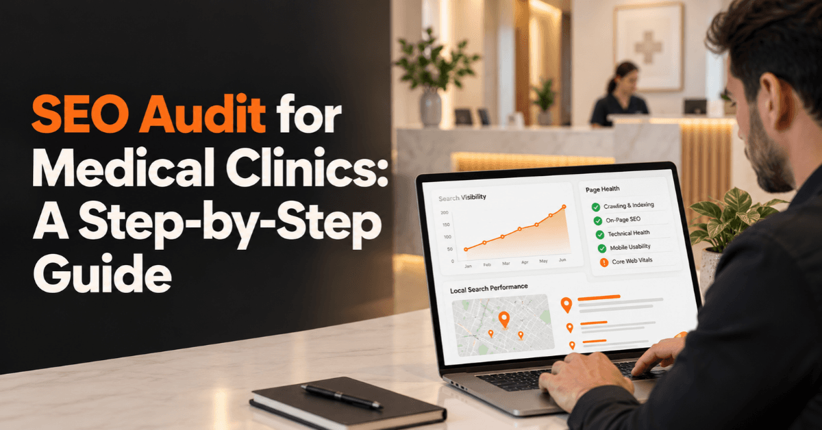 SEO Audit for Medical Clinics checklist for technical SEO, local search optimization, and healthcare website performance.