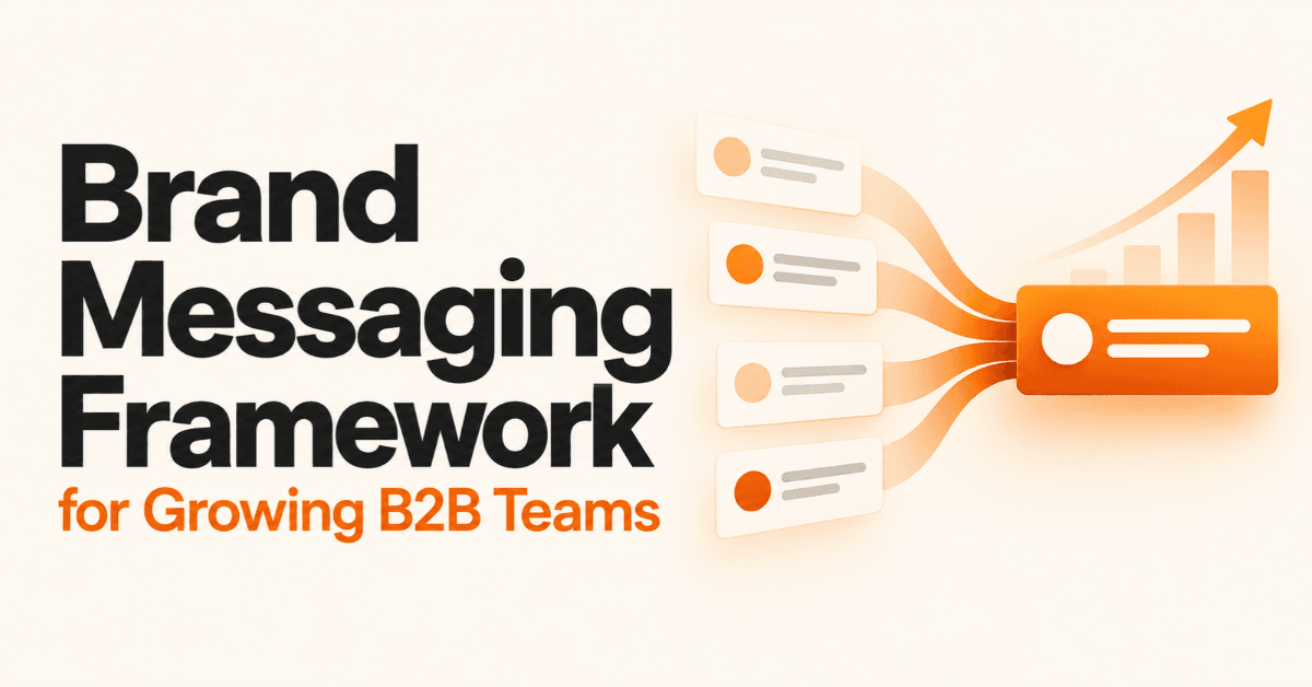 Brand Messaging Framework for Growing B2B Teams