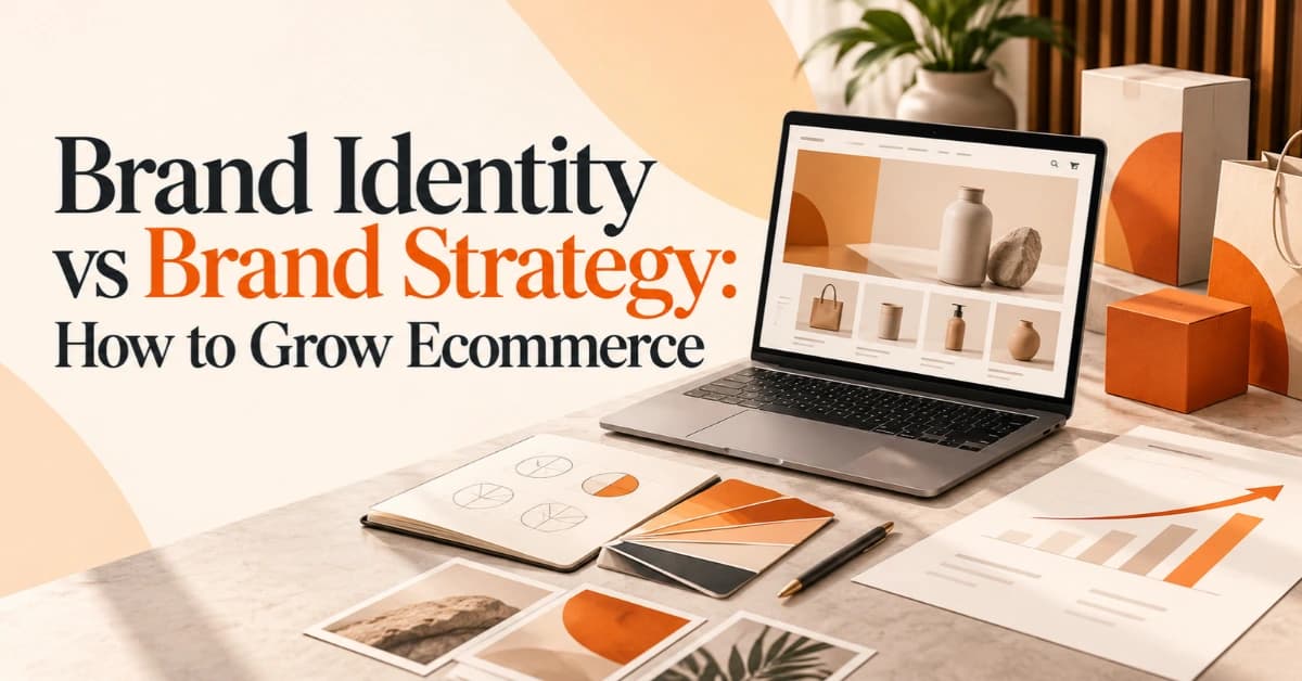 Brand Identity vs Brand Strategy: How to Grow Ecommerce