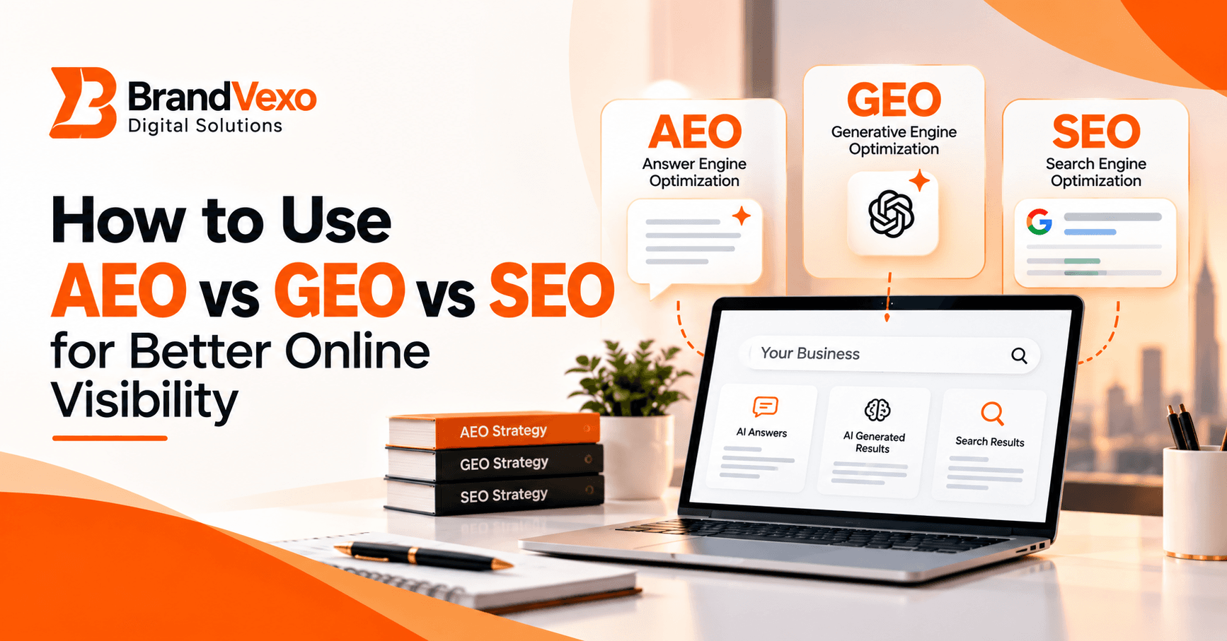 How to Use AEO vs GEO vs SEO for Better Online Visibility